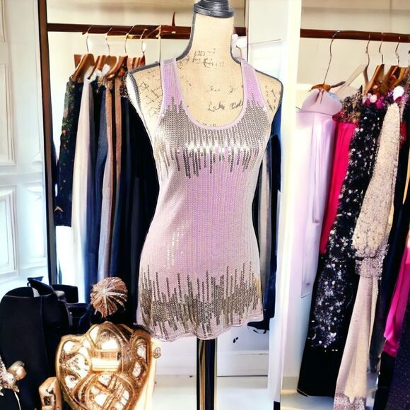 Say What sequin sparkly tank top size medium - Picture 1 of 7